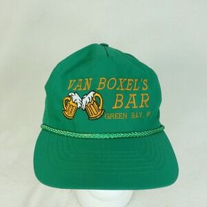 VTG Green Bay Packers Football Bucket Fisherman Hat Fits Twins Enterprise Medium